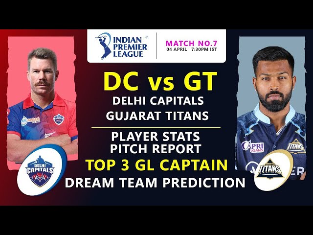 DC vs GT Dream11, Delhi Capitals vs Gujarat Titans IPL T20 Dream11 Team, DC vs GT Dream11 Team