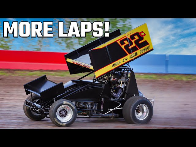 Getting More Laps In My 360 Sprint Car At The Southern Oregon Speedway!