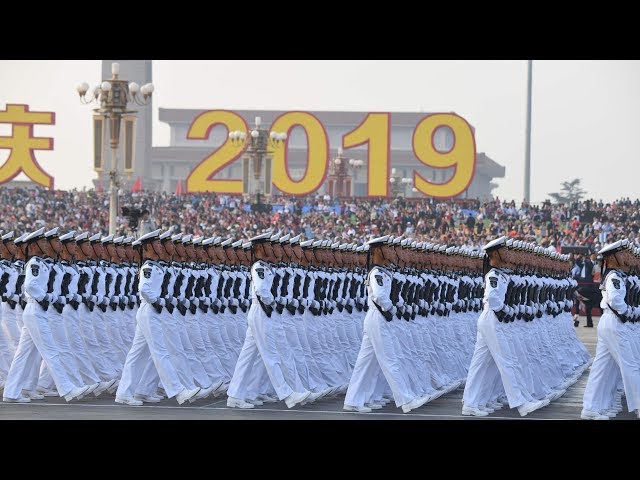 China marks the 70th anniversary of its founding with military parade - watch live