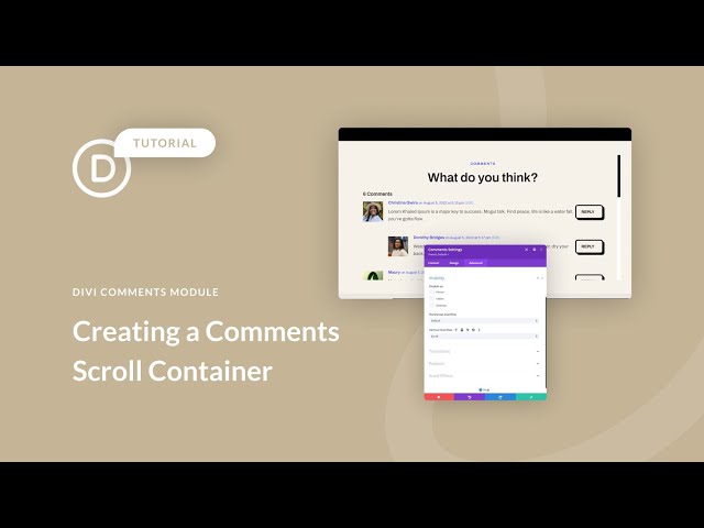 How to Create a Scroll Container for Your Divi Comments Module