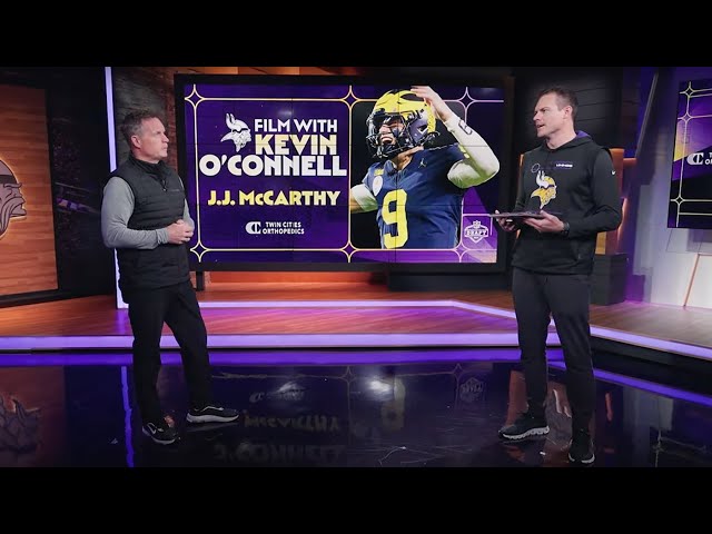 Kevin O'Connell Breaks Down J.J. McCarthy's College Film from Michigan After Being Drafted