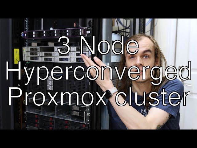 3 Node Hyperconverged Proxmox cluster: Failure testing, Ceph performance, 10Gb mesh network
