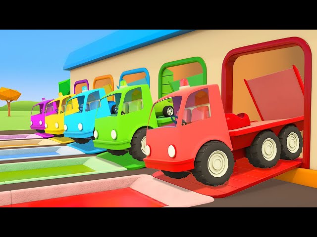 Car cartoons for kids 🔵🔴  Helper cars cartoon full episodes. LIVE Cartoon for kids.