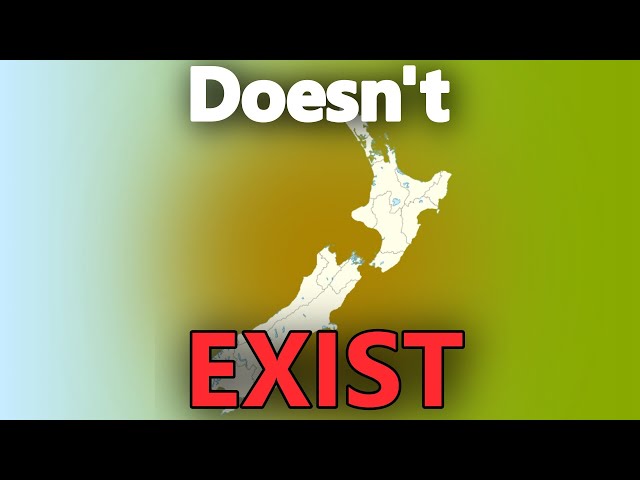 New Zealand does not exist on maps