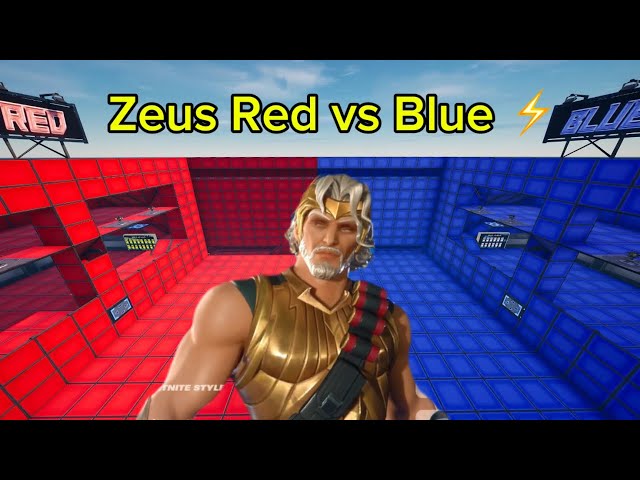 Fortnite Zeus Red vs Blue Gameplay part 1 ⚡️⚡️⚡️