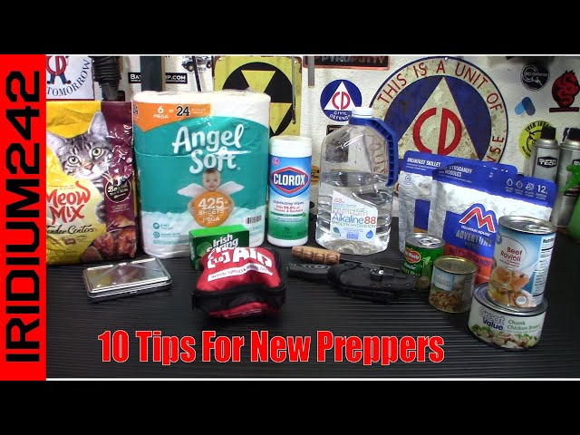 10 Important Tips For New Preppers!