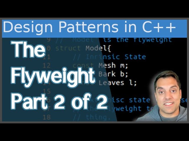 Flyweight Structural Design Pattern in C++ - Part 2 of 2 - Implementation (with factory)