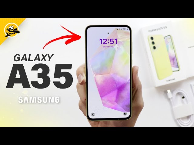 Samsung Galaxy A35 5G (Awesome Lemon) - Unboxing & First Review!