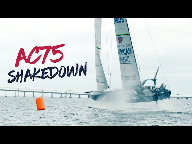 Sailing DEFIANT - AC75 Shakedown