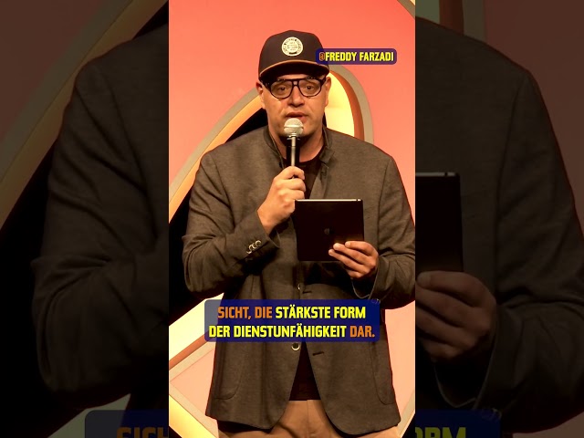 🫡 Dienstunfähigkeit... Freddy Farzadi im Quatsch Comedy Club Berlin #shorts