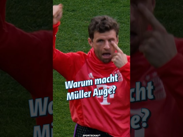 Müller macht den Pavlovic | Sportschau #short