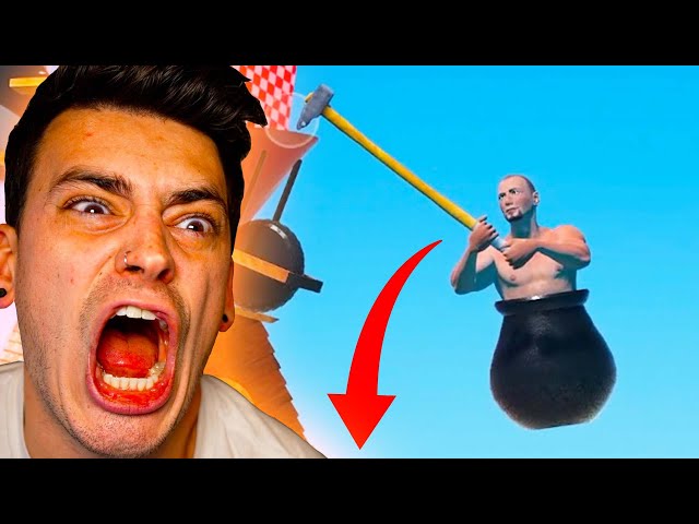 🔴 BEATING THE HARDEST GAME EVER MADE! (Getting Over It LIVE)