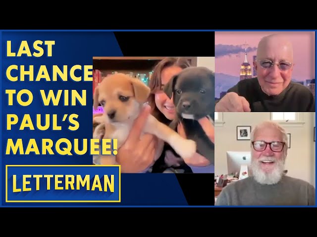 Last Chance To Win A Piece Of "Late Show" History! | Letterman