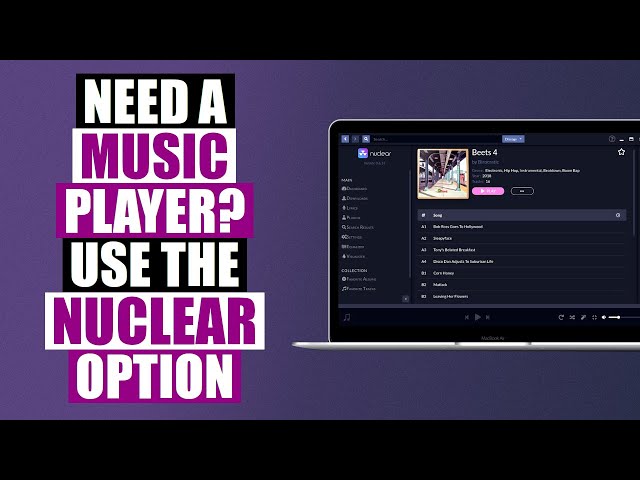 Nuclear Music Streaming App For Windows, Mac, Linux
