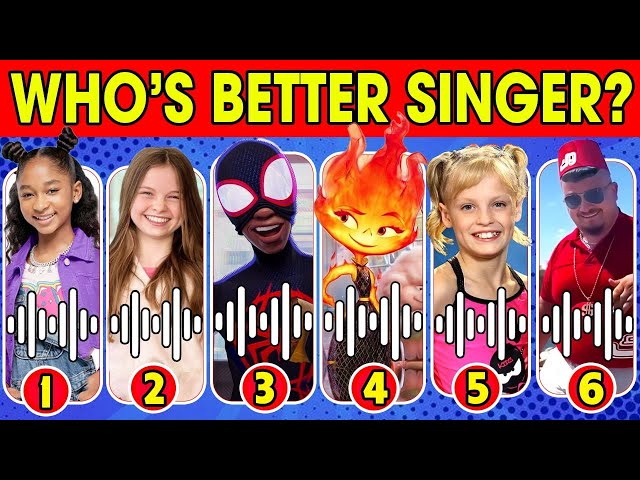 Who is The Better Singer?|Salish Matter, lay lay,Elemental, Royalty Family,Skibidi Dom Dom Yes Yes