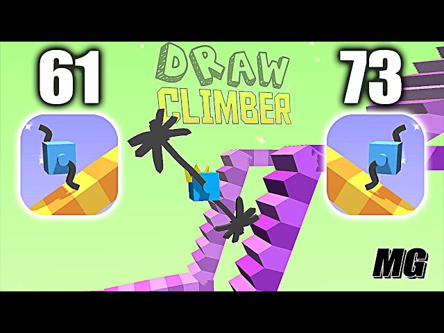 Draw Climber Part 4 - Level 61-73 - Gameplay Walkthrough