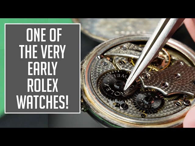 Restoring the Oldest Rolex I've Ever Seen - It's Over 100 Years Old!