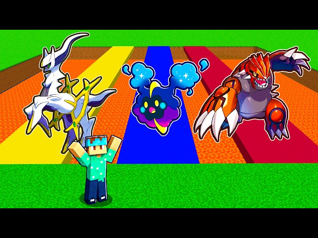 Don't Choose the Wrong LEGENDARY Pokémon Bridge! (Minecraft Pixelmon)