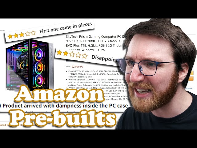 Laughing at Amazon Pre-Built gaming PCs!