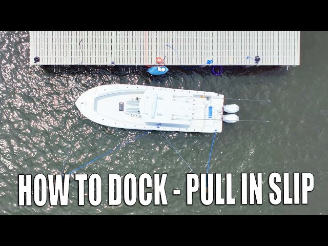 How To Park Your Boat in a Drive in Slip - How To Dock