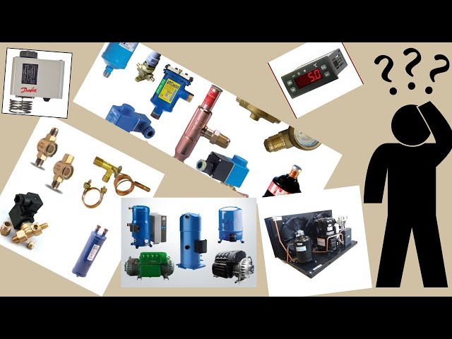 Les 20 composants du circuit frigorifique à connaitre ( explication simplifiée 😇 )