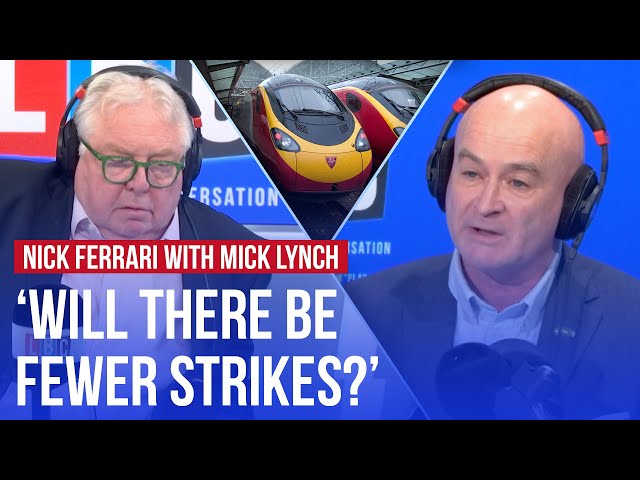 Mick Lynch on Labour's plan to renationalise railways | LBC