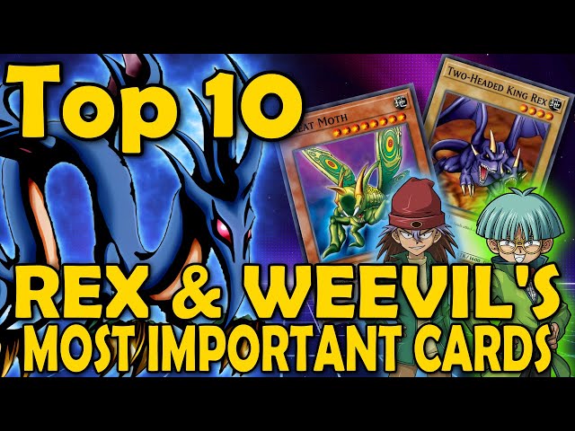 Rex & Weevil's Top 10 Most IMPORTANT Cards (That They Used in the Anime)