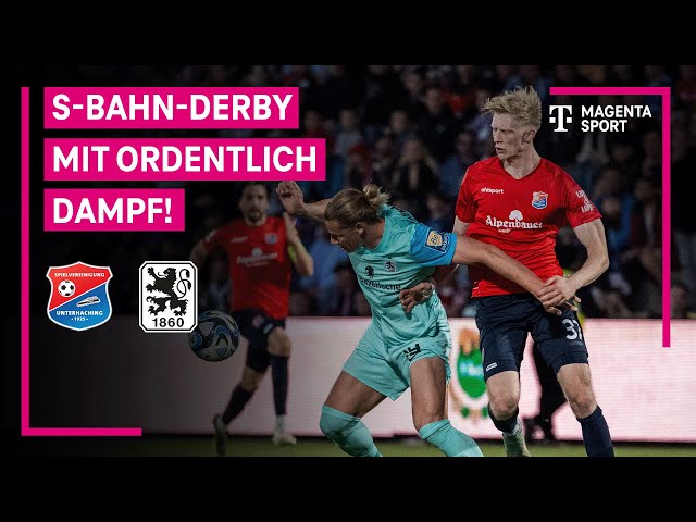 SpVgg Unterhaching – TSV 1860 München, Highlights mit Live-Kommentar | 3. Liga | MAGENTA SPORT