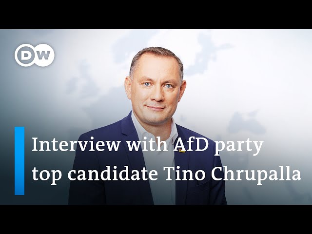 Interview with Tino Chrupalla, Lead Candidate of the AfD | DW News