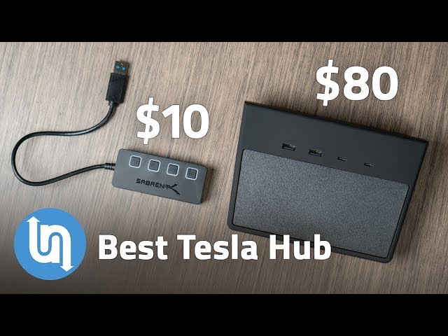 Best Tesla Model 3 USB hub - Jeda USB Hub review