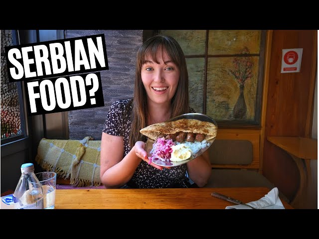 SERBIAN FOOD SURPRISED US! (Belgrade First Impressions)