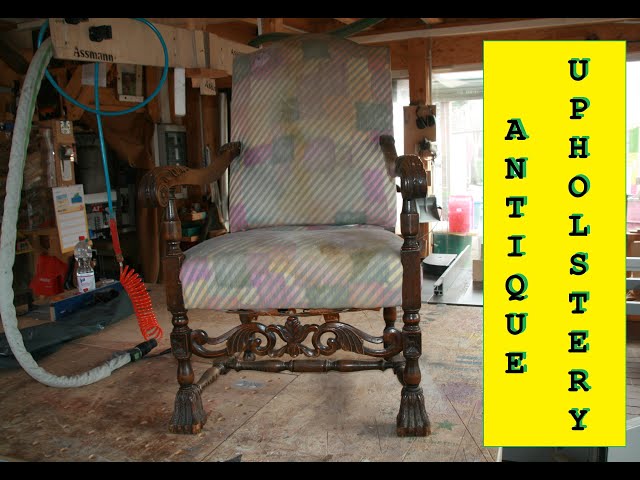 Redesign antique Mansion-Chair -- (Removal of the Upholstery)