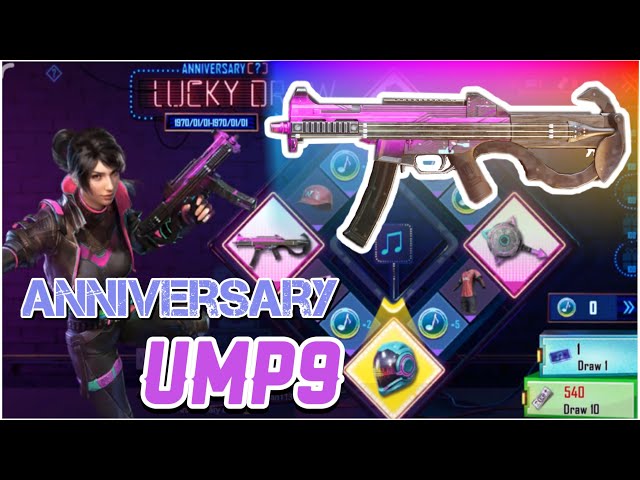 UMP9 Anniversary Skin with Special Effects! PUBG MOBILE