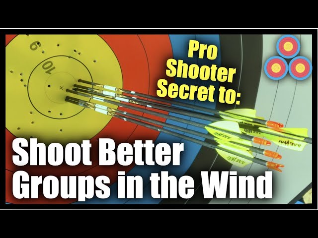 Pro Archer Secret to Shooting Better Groups in the Wind | One SIMPLE tip to archery stability