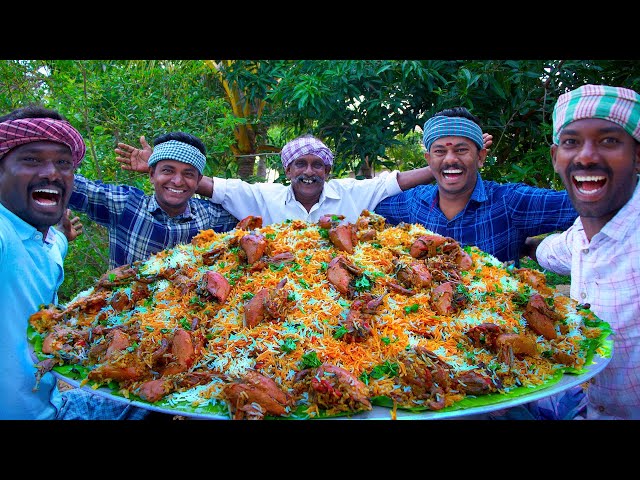 BIRYANI | QUAIL BIRYANI Made with 200 Quail | Marriage Biryani Cooking In Village | Biryani Recipe