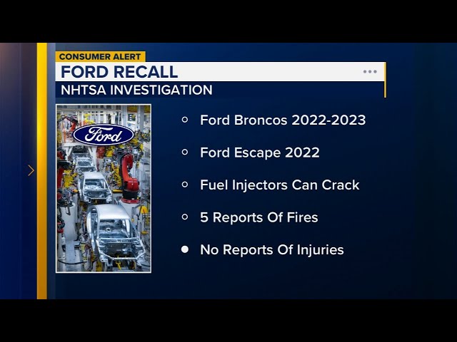 Ford under investigation for Bronco Sport gas leaks; US says its remedy doesn't fix problem
