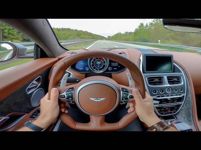 POV: Aston Martin DBS Superleggera on the Autobahn
