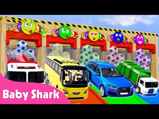 Wheels On The Bus | Ball Pit, Color Slide and More Baby songs | Pinkfong Kids Songs & Nursery Rhymes