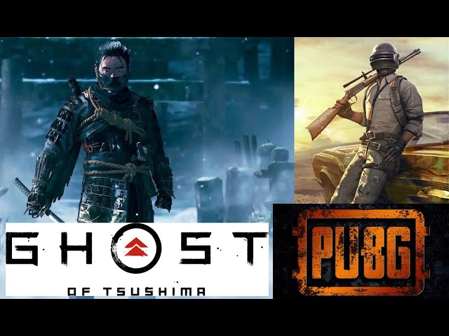PUBG MOBILE and GHOST OF TUSHIMA GAMEPLAY  in one video
