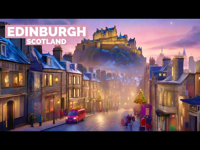 Edinburgh, Scotland | The Magical City That Inspired Harry Potter | Walking Tour 4K HDR 60fps