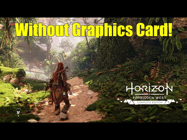 Horizon Forbidden West without Graphics Card - is it Playable?