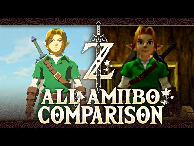 All Amiibo Armor and Weapons in Zelda: Breath of the Wild (Comparison)