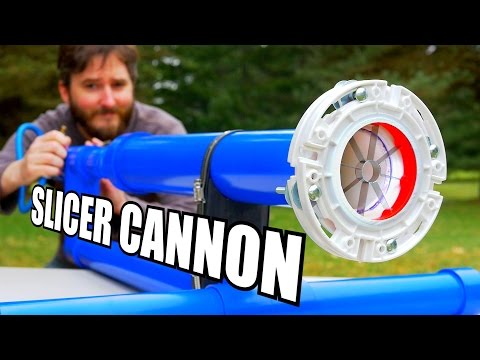 How To Make A Produce Slicing Shotgun Barrel For Air Cannons!