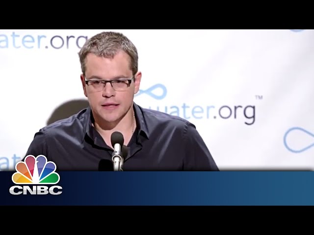 Matt Damon's Toilet Strike | CNBC Meets