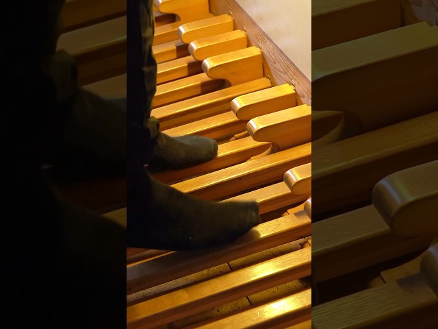 Crazy Pedal Solo on Pipe Organ 🤯 #organ #music #church