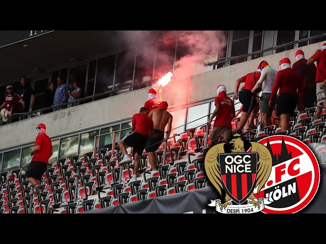 Ausschreitungen Köln-Fans in Nizza (OGC Nizza - FC Köln 0:0) 08.09.2022