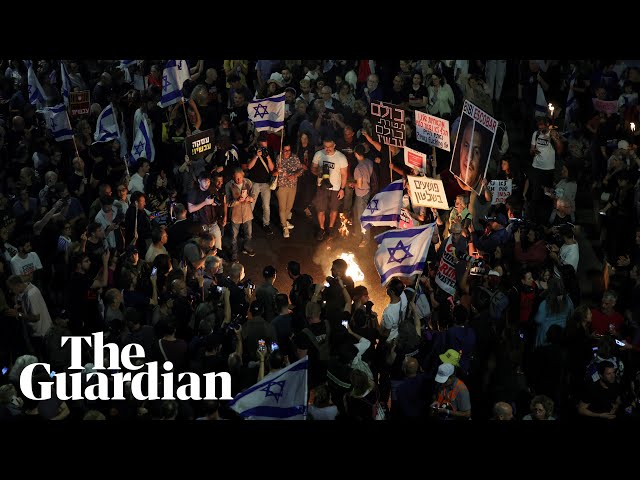 Mass protest in Israel calls for ceasefire deal and return of hostages