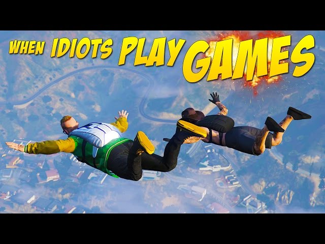 Skydiving Flop! (When Idiots Play Games #4)