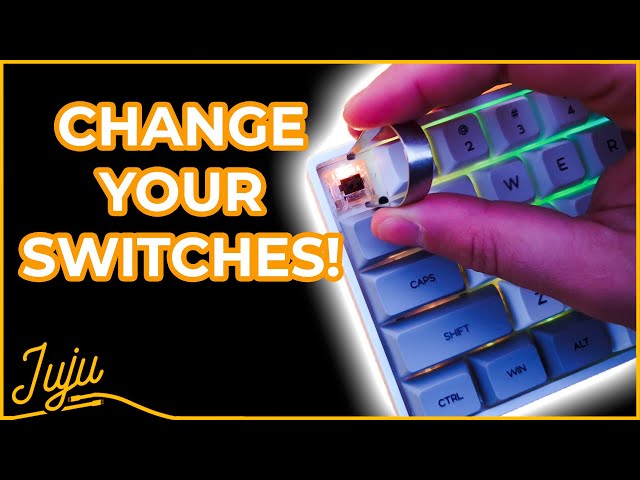 How to Replace Hot Swap Mechanical Switches (with & without switch puller)!