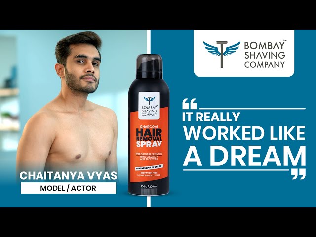 Bombay Shaving Company Hair Removal Spray || Testing and Review || Effortless Body Hair Removal